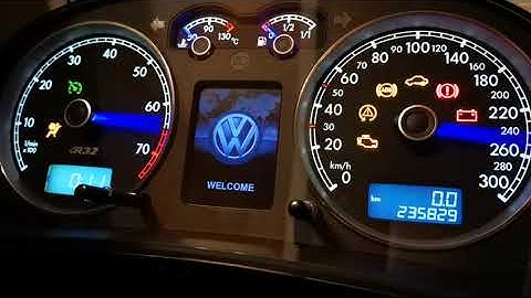3DColorMFD / ColorMfa VW Golf mk4 R32 Needle Sweep + Led Sweep / Cluster Staging (503 VDO Cluster)