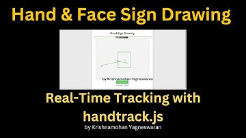Hand and Face Sign Drawing | Real-Time Tracking with handtrack.js