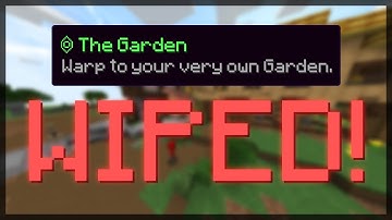 This New Hypixel Garden bug WIPED your progress...