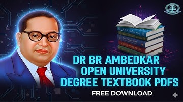 How to download Degree Textbooks in Ambedkar Open University@StudentUpdates247 