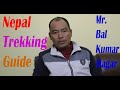Nepal trekking guide mrbal kumar magar