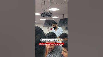 Rajveer sir entry 😎🔥| springboard academy @SpringboardClips #trendingshorts #rajveersir #shorts