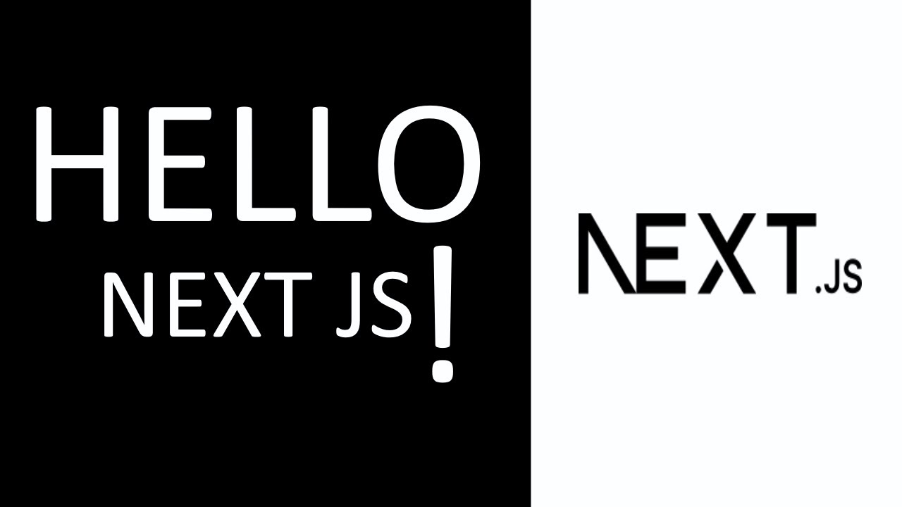 HELLO WORLD! - Starting to Code with Next JS - YouTube