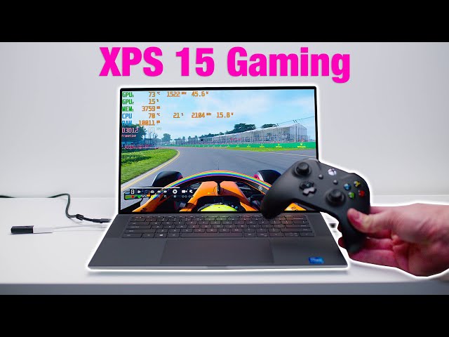 XPS 15 9510 Gaming Review RTX 3050 Ti - Thermals, Fan Noise, Power Output