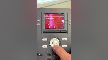 How to change language settings from French to English on Avaya IP phones