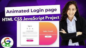 HTML CSS JavaScript Project || Slide Form || Login page || Guri Web Developer || Practice Project