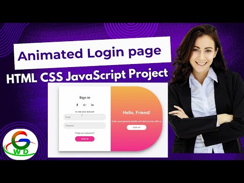 HTML CSS JavaScript Project || Slide Form || Login page || Guri Web Developer || Practice Project