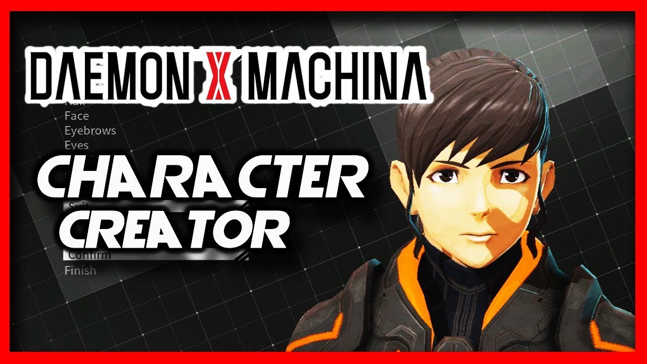 daemon x machina character creation