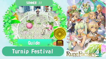Rune Factory 4 | Turnip Festival