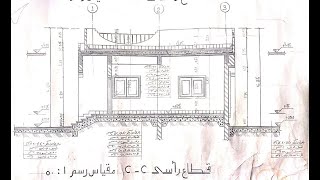 كيفية رسم القطاع التنفيذى مع عرض نماذج واجهات وقطاعات فى مادة الإنشاء المعمارى, د/كمال الجبلاوى