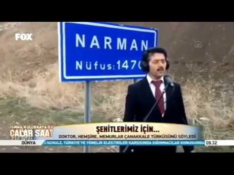 Narman Çanakkale Türküsü ile Fox TV'de