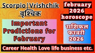 Scorpio February 2026 Horoscope