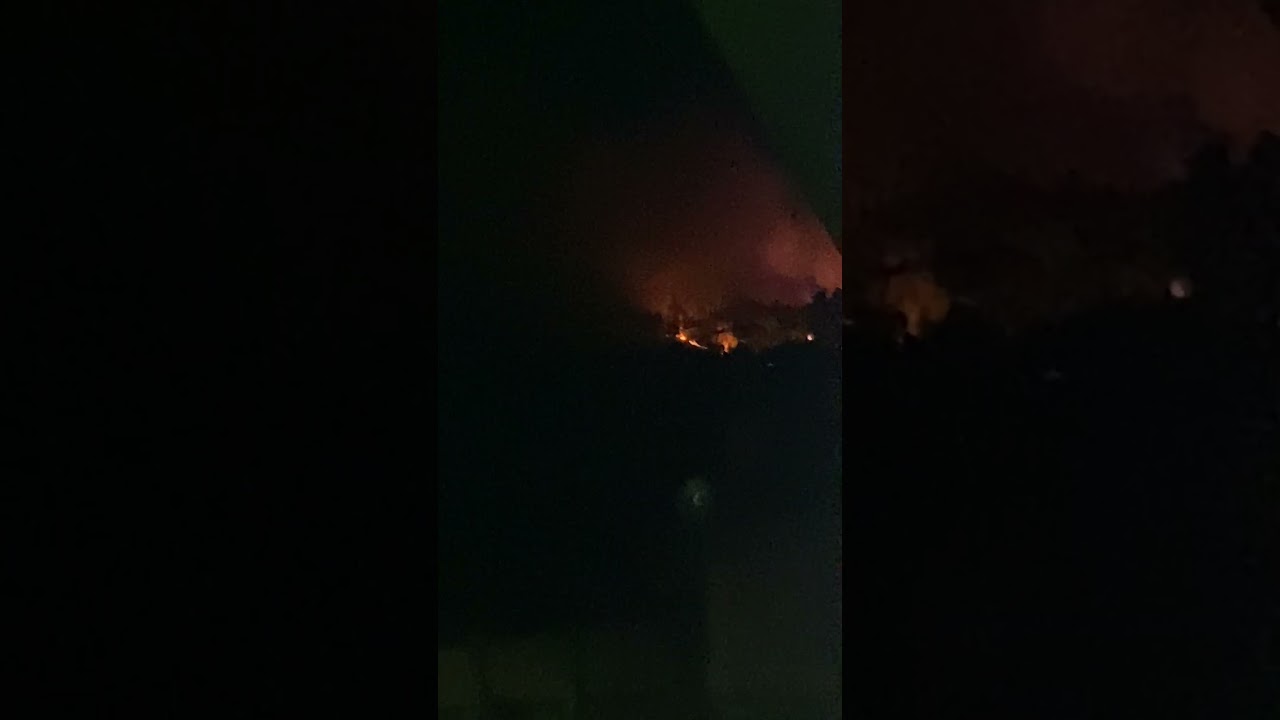 Incendio forestal en noicela a coruña