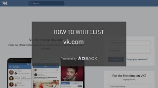 Adback Tutorial How To Deactivate Your Adblocker On Vk.com?