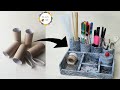 ♻️DIY Organizer ♻️ Recykling z papierowych rolek♻️storage box♻️ Super easy idea♻️ DIY Storage Basket