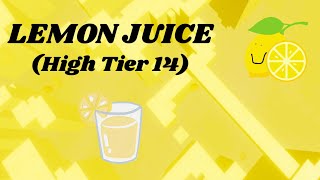 Lemon Juice (High Tier 14) - Mobile Completion