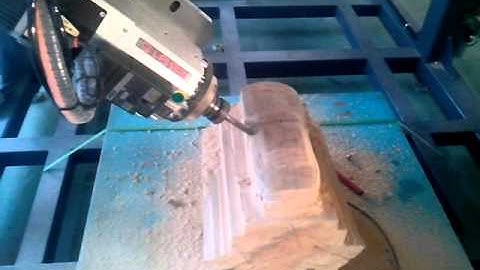 4 axis cnc mould wood with swing head