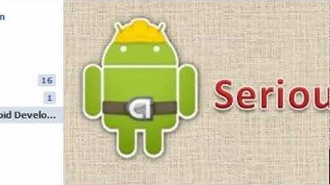 Serious Android Developer - facebook Group