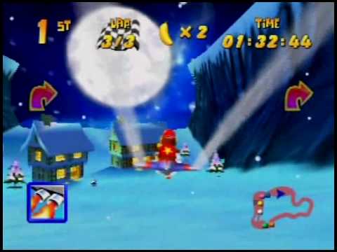 bros pizza Diddy Kong Racing - Snowflake Moutain Tracks