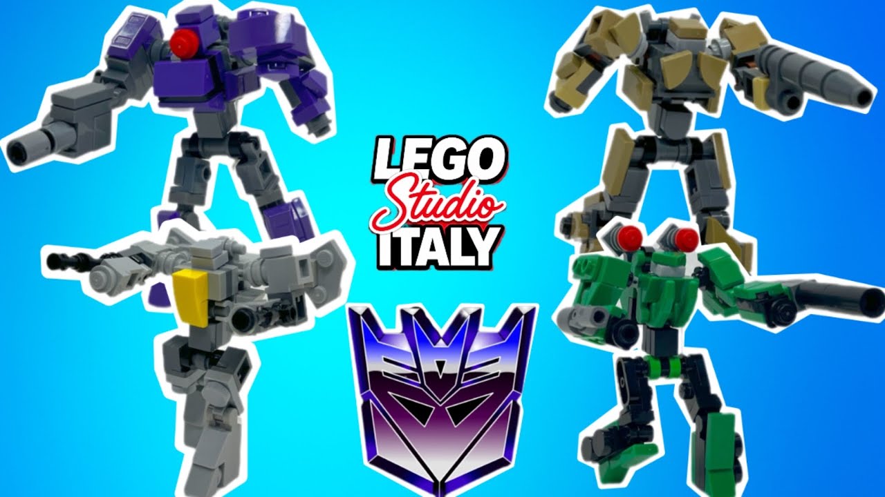 LEGO Transformers Moc MINI TUTORIAL DARK OF THE MOON DECEPTIOCONS 