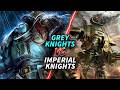 Imperial Knights vs Grey Knights #battlereport #warhammer40k