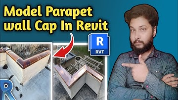 How to Model Parapet wall Cap in Revit | Revit Tutorial 2023 | Urdu Hindi