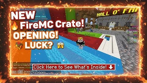 Crates Opening in Fire Mc #mrbeast #minecraft