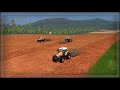 Farming Simulator 17 (CoursePlay) Вспашка поля несколькими тракторами..