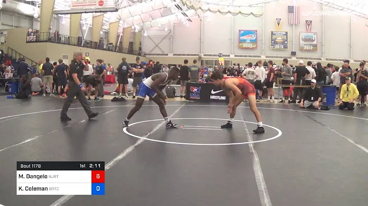 70 Kg Quarterfinal Mike Dangelo NJRTC Vs Kendall C...