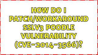 Ubuntu: How do I patch/workaround SSLv3 POODLE vulnerability (CVE-2014-3566)?