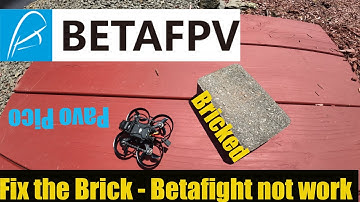 betaflight configurator not working -  Pavo Pico Bricked
