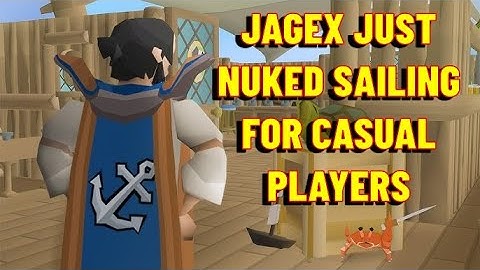 OSRS | JAGEX JUST NUKED SAILING FOR CASUAL PLAYERS | RIP SAILING | MASSIVE 50% AFK SALVAGING XP NERF