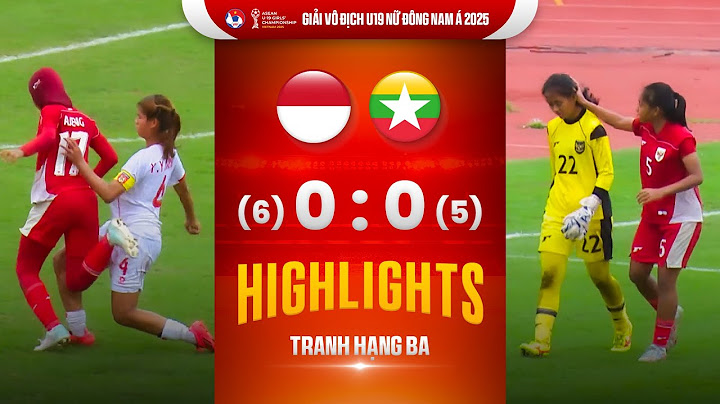 INDONESIA - MYANMAR: LOẠT LUÂN LƯU ĐẦY CẢM XÚC | ASEAN U19 GIRLS' CHAMPIONSHIP VIETNAM 2025