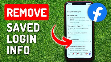 How To Remove Saved Login Info On Facebook