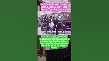 Thumbnail of Murkanya Nikita Mirzani Saat Sidang: Ogah Balik ke Rutan ‼️#shorts #subscribe #new