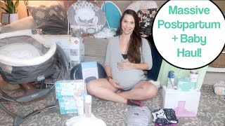 Massive Baby Haul + Postpartum Essentials!  Amazon Haul + Target + Thrifting Finds!