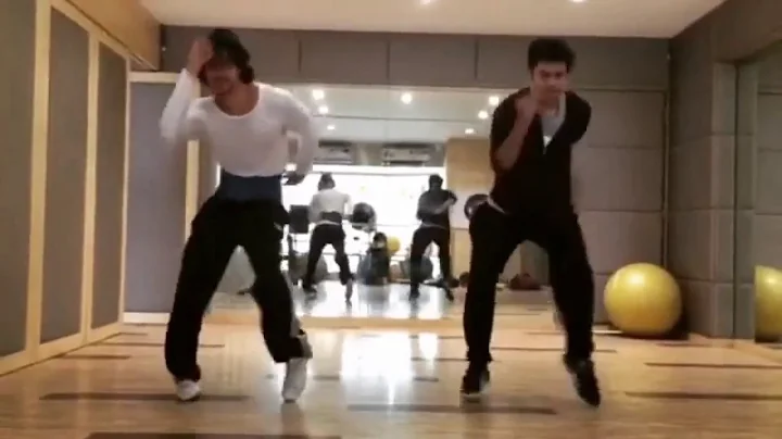 Tiger Shroff Dance Rehearsal With Paresh Shirodhka...