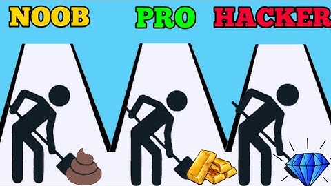 NOOB vs PRO vs HACKER in Dig Deep