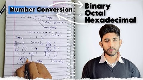 Number System Conversion  | Binary, Decimal, Octal, Hexadecimal | Explained for Beginners