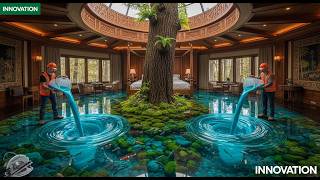 Top 5 Stunning Wooden Homes Featuring Nature-Inspired Epoxy Resin Floors