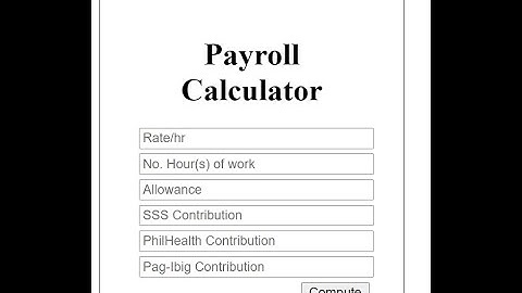 Creating Payroll Program using Python Flask Framework [TAGALOG]