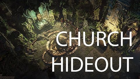 Path Of Exile Hideout: Church Ruin with Library/Laboratory (Unearthed Hideout)