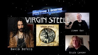 Virgin Steele David DeFeis Interview-The Passion Of Dionysus- Bands Legacy, Tour & Updates