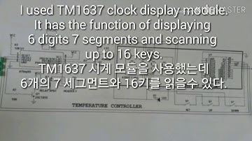 Arduino, temperature controller using ATtiny85 by Sanjeok
