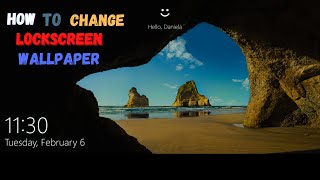 How to change lockscreen wallpaper in windows10 and windows 11 (2021). screenshot 5