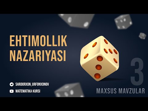 Video: Lotereyada Ehtimollik Nazariyasini Qanday Hisoblash Mumkin