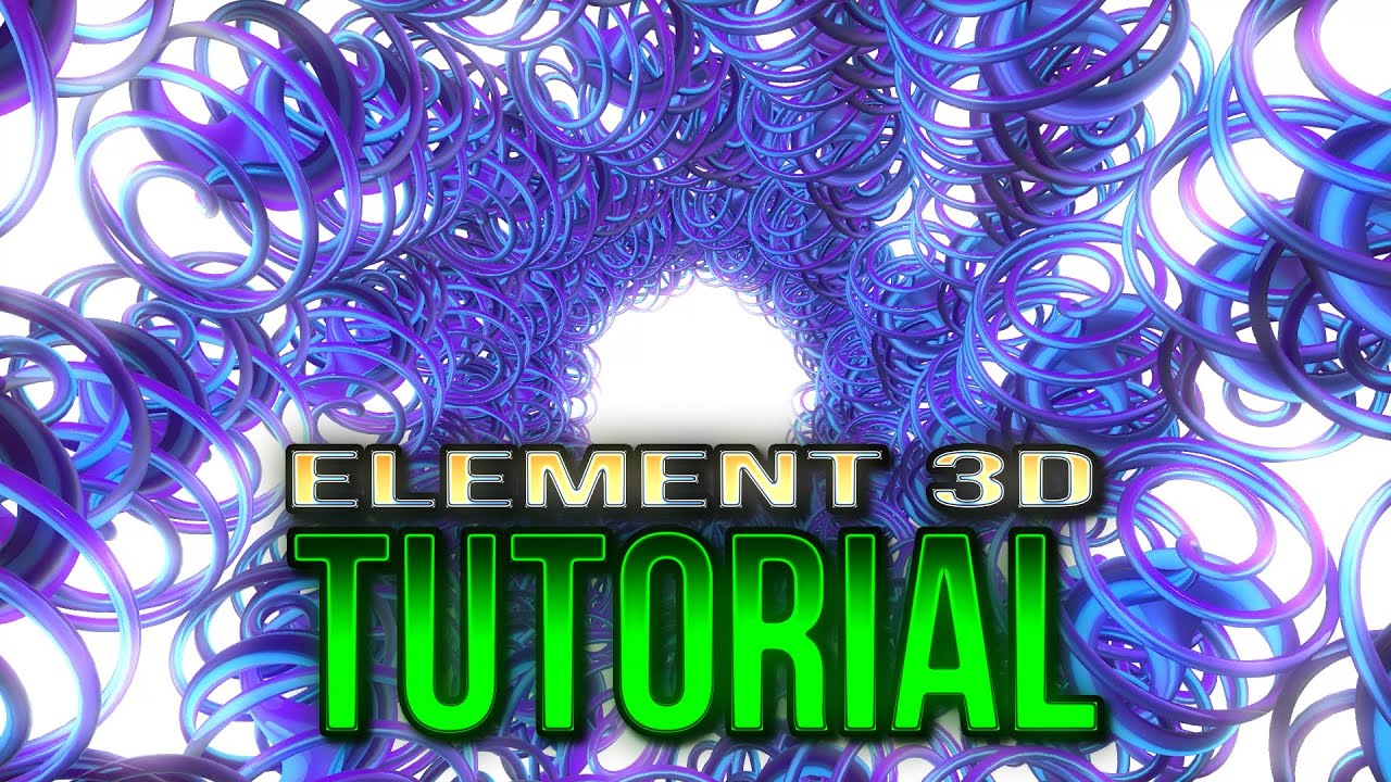 A simple but pretty background with the Element 3D plugin in After ...