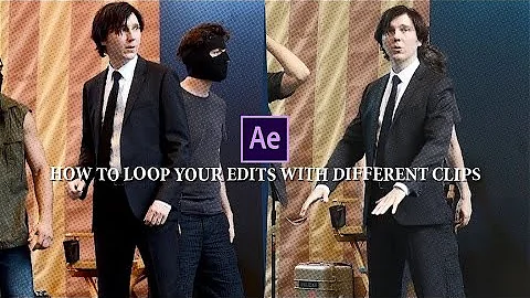 How to loop your edits with different clips || After Effects
