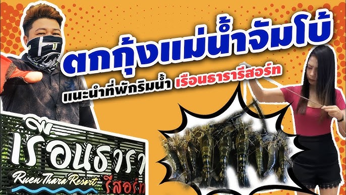 แนะนำที่พักริมน้ำ ตกกุ้งตกปลา เรือนธารารีสอร์ท - YouTube