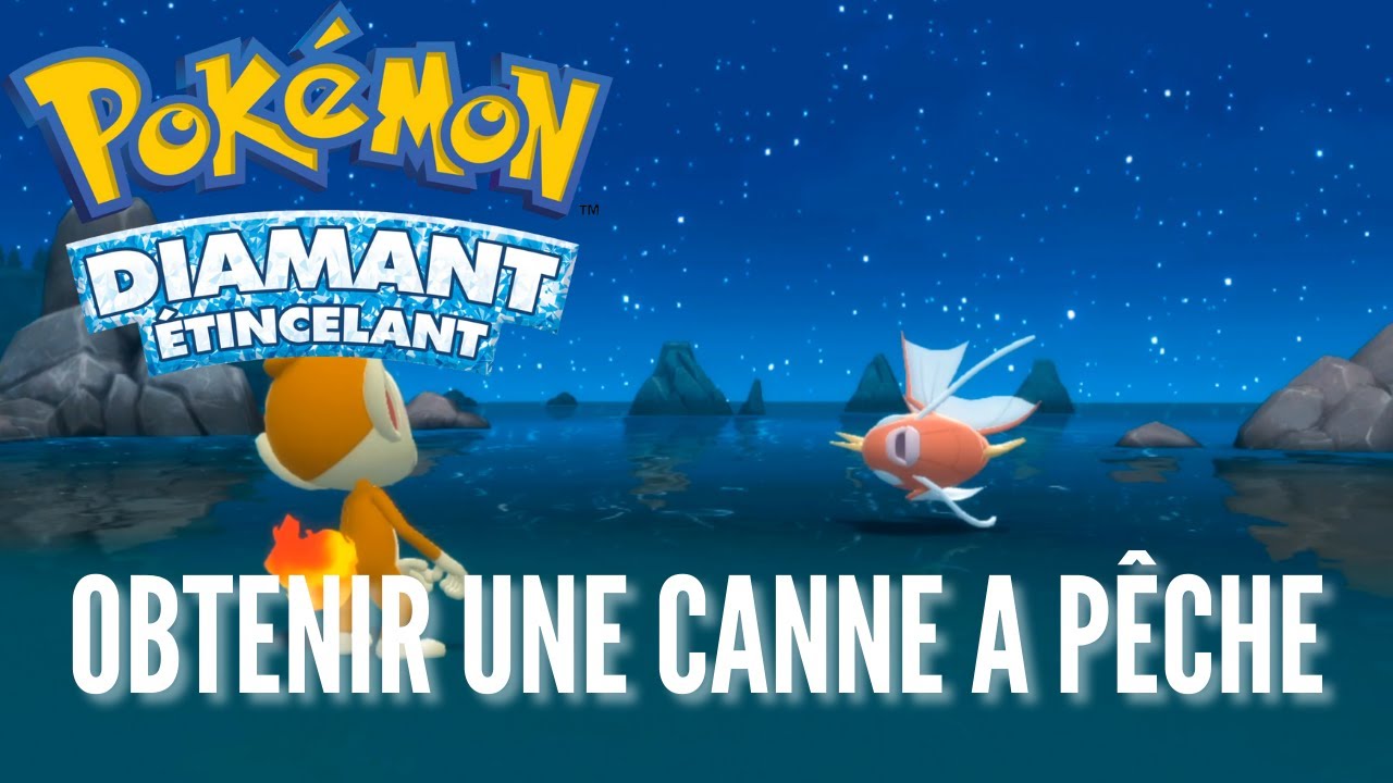 [FR] Pokémon Diamant Étincelant [100] 💎 Obtenir la Canne à Pêche + Capture de Magicarpe 8